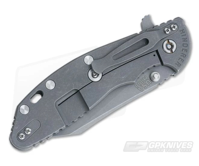 Hinderer Knives XM-24 Black M390 Wharncliffe Working Finish 4 Hinderer Knives XM-24 Black M390 Wharncliffe Working Finish - Image 2