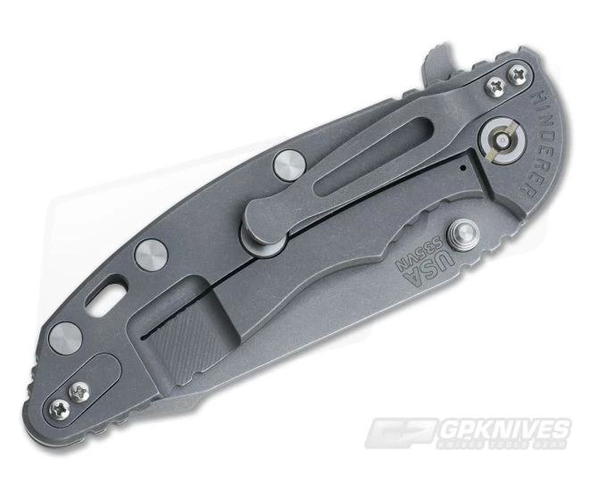 Hinderer Knives XM-18 3.5" OD Green Fatty Harpoon Tanto Working Finish 4 Hinderer Knives XM-18 3.5" OD Green Fatty Harpoon Tanto Working Finish - Image 2