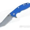 Hinderer Knives XM-18 3.5" Blue Fatty Harpoon Tanto Working Finish 1 Hinderer Knives XM-18 3.5" Blue Fatty Harpoon Tanto Working Finish -Rescue Knives Sales Store 0127 1