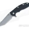 Hinderer Knives XM-18 3.5" Black Fatty Harpoon Tanto Battle Blue Frame 2 Hinderer Knives XM-18 3.5" Black Fatty Harpoon Tanto Battle Blue Frame -Rescue Knives Sales Store 0129 1