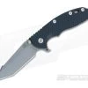 Hinderer Knives XM-18 3.5" Black-Blue Fatty Harpoon Tanto Working Finish #2 2 Hinderer Knives XM-18 3.5" Black-Blue Fatty Harpoon Tanto Working Finish #2 -Rescue Knives Sales Store 0130 1