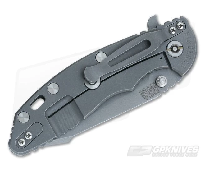 Hinderer Knives XM-18 3.5" Black-Blue Fatty Harpoon Tanto Working Finish #2 4 Hinderer Knives XM-18 3.5" Black-Blue Fatty Harpoon Tanto Working Finish #2 - Image 2