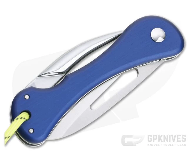 Fox Knives Sailing Knife 420C Blue Aluminum Liner Lock Folder w/ Marlin Spike 01FX074 4 Fox Knives Sailing Knife 420C Blue Aluminum Liner Lock Folder w/ Marlin Spike 01FX074 - Image 2