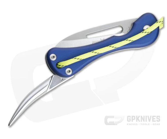 Fox Knives Sailing Knife 420C Blue Aluminum Liner Lock Folder w/ Marlin Spike 01FX074 5 Fox Knives Sailing Knife 420C Blue Aluminum Liner Lock Folder w/ Marlin Spike 01FX074 - Image 3