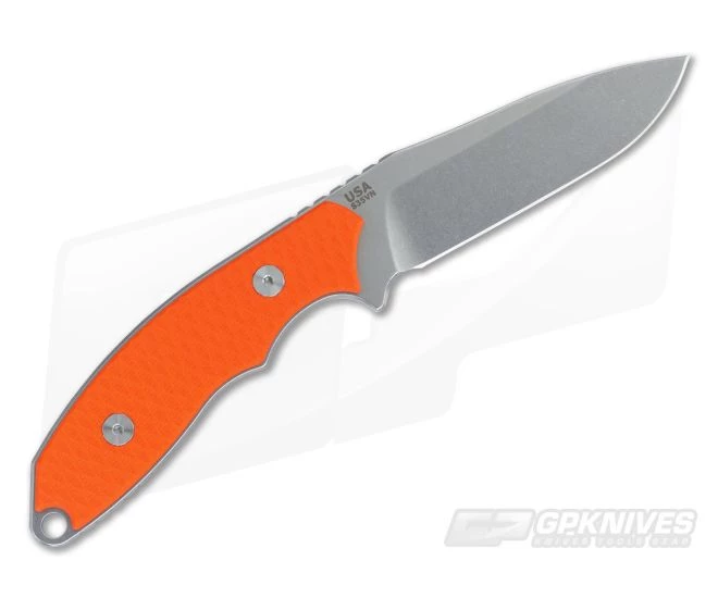 Hinderer Knives Flashpoint Orange 3" Fixed S35VN Blade 5 Hinderer Knives Flashpoint Orange 3" Fixed S35VN Blade - Image 3