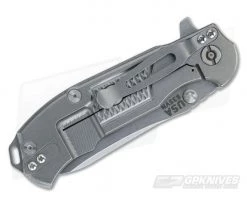 Hinderer Knives MP-1 Maroon Micarta 3.25" Stonewashed Flipper -Rescue Knives Sales Store 0321 2