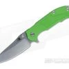 Hinderer Knives MP-1 Toxic Green G10 3.25" Stonewashed Flipper -Rescue Knives Sales Store 0322 1