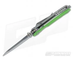 Hinderer Knives MP-1 Toxic Green G10 3.25" Stonewashed Flipper -Rescue Knives Sales Store 0322 3