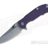 Hinderer Knives MP-1 Purple G10 3.25" Stonewashed Flipper -Rescue Knives Sales Store 0327 1