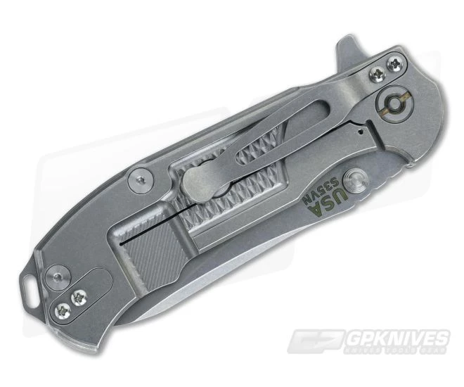 Hinderer Knives MP-1 Purple G10 3.25" Stonewashed Flipper 4 Hinderer Knives MP-1 Purple G10 3.25" Stonewashed Flipper - Image 2