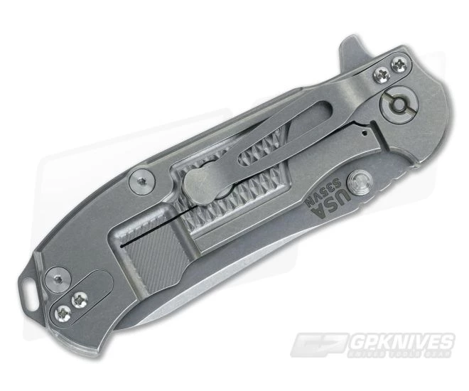 Hinderer Knives MP-1 Natural Micarta 3.25" Stonewashed Flipper 4 Hinderer Knives MP-1 Natural Micarta 3.25" Stonewashed Flipper - Image 2