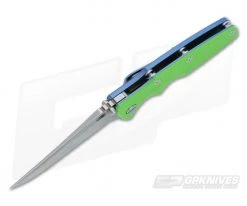 Hinderer Knives Eklipse Gen 2 Flipper Green Blue Bowie -Rescue Knives Sales Store 0345 3