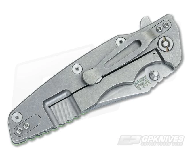 Hinderer Knives Eklipse Gen 2 Flipper Green G10 Bowie 4 Hinderer Knives Eklipse Gen 2 Flipper Green G10 Bowie - Image 2