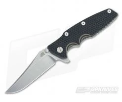 Hinderer Knives Eklipse Gen 2 Flipper Black Tan Bowie