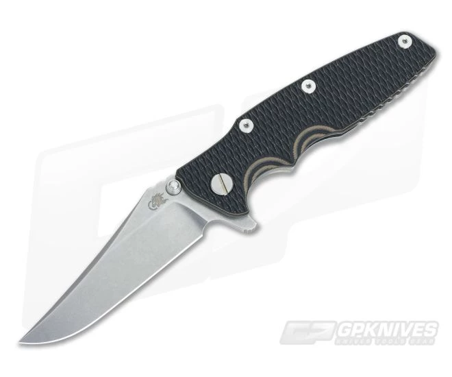 Hinderer Knives Eklipse Gen 2 Flipper Black Tan Bowie 3 Hinderer Knives Eklipse Gen 2 Flipper Black Tan Bowie
