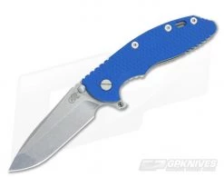 Hinderer Knives XM-18 3.5" Blue Fatty Spanto Stonewash