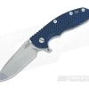 Hinderer Knives XM-18 3.5" Black-Blue Fatty Spanto Stonewash -Rescue Knives Sales Store 0355 1