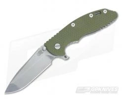 Hinderer Knives XM-18 3.5" OD Green Fatty Spanto Stonewash
