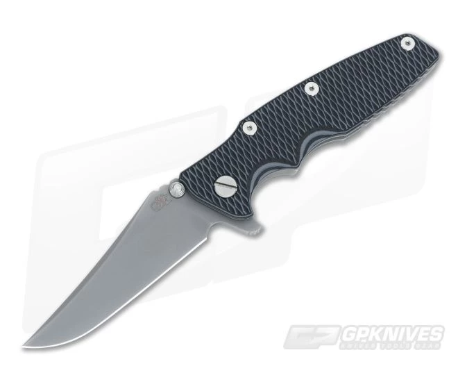 Hinderer Knives Eklipse Gen 2 DLC Flipper Dark Gray Bowie 3 Hinderer Knives Eklipse Gen 2 DLC Flipper Dark Gray Bowie