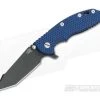 Hinderer Knives XM-18 3.5" Blue/Black Fatty Harpoon Tanto Black DLC -Rescue Knives Sales Store 0389 1
