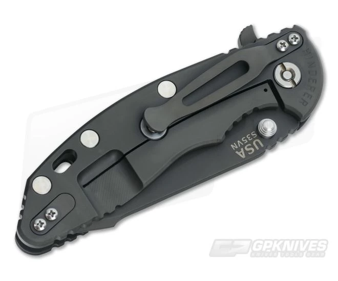 Hinderer Knives XM-18 3.5" Black Fatty Harpoon Tanto Black DLC 4 Hinderer Knives XM-18 3.5" Black Fatty Harpoon Tanto Black DLC - Image 2