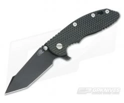 Hinderer Knives XM-18 3.5" Black/OD Fatty Harpoon Tanto Black DLC