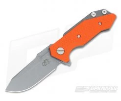 Hinderer Knives Half Track 2.75" Orange G10 Working Finish