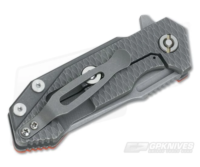 Hinderer Knives Half Track 2.75" Orange G10 Working Finish 4 Hinderer Knives Half Track 2.75" Orange G10 Working Finish - Image 2