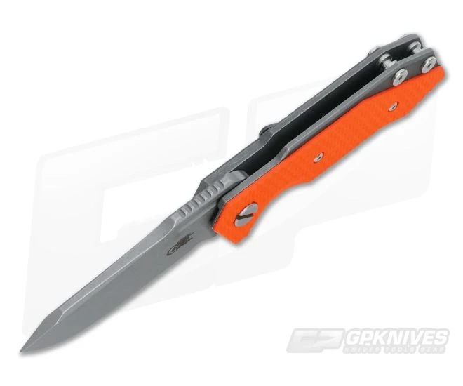 Hinderer Knives Half Track 2.75" Orange G10 Working Finish 5 Hinderer Knives Half Track 2.75" Orange G10 Working Finish - Image 3