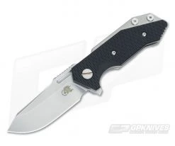Hinderer Knives Half Track 2.75" Black G10 Stonewash Finish