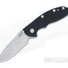 Hinderer Knives XM-18 3.5" Black Slicer NON Flipper Battle Blue Frame -Rescue Knives Sales Store 0399