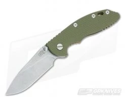 Hinderer Knives XM-18 3.5" OD Slicer NON Flipper Battle Bronze Frame