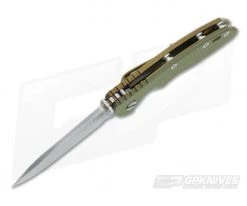 Hinderer Knives XM-18 3.5" OD Slicer NON Flipper Battle Bronze Frame -Rescue Knives Sales Store 0400 3