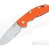 Hinderer Knives XM-18 3.5" Orange Slicer NON Flipper Battle Blue Frame -Rescue Knives Sales Store 0401