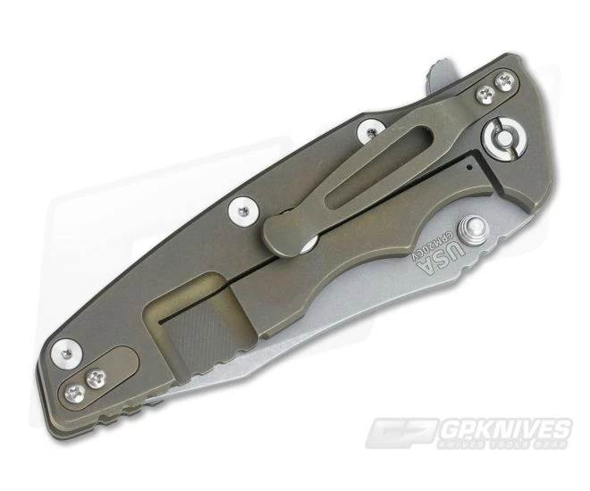 Hinderer Black Eklipse Gen2 20CV WF Harpoon Tanto Battle Bronze Frame 4 Hinderer Black Eklipse Gen2 20CV WF Harpoon Tanto Battle Bronze Frame - Image 2
