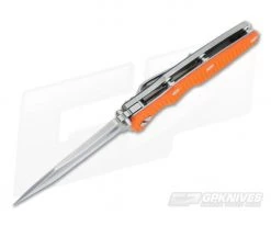 Hinderer Orange Eklipse Gen2 20CV Stonewashed Harpoon Tanto -Rescue Knives Sales Store 0417 3