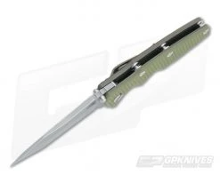 Hinderer Green Eklipse Gen2 20CV WF Harpoon Tanto Battle Bronze Frame -Rescue Knives Sales Store 0424 3