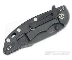 Hinderer Knives XM-18 3.5" Blue/Black Harpoon Spanto Battle Black DLC Flipper #2 -Rescue Knives Sales Store 0433 2