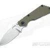 Strider SnG Flat Ranger Green G10 Spear Point CTS-40CP Flamed Frame -Rescue Knives Sales Store 045