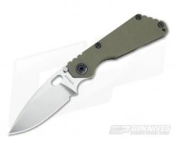 Strider SnG Flat Ranger Green G10 Spear Point CTS-40CP Flamed Frame
