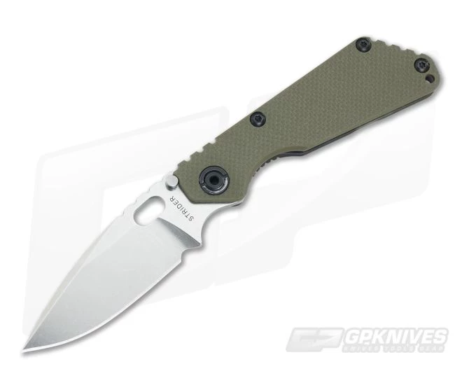 Strider SnG Flat Ranger Green G10 Spear Point CTS-40CP Flamed Frame 3 Strider SnG Flat Ranger Green G10 Spear Point CTS-40CP Flamed Frame