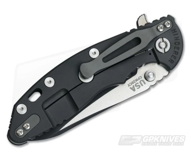 Hinderer Knives XM-18 3.5" Sheepsfoot DLC Two-Tone 20CV Black DLC Black G10 4 Hinderer Knives XM-18 3.5" Sheepsfoot DLC Two-Tone 20CV Black DLC Black G10 - Image 2