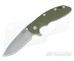 Hinderer Knives XM-18 3.5" 30th Anniversary GEN 5 Spanto Working Finish S35VN OD Green G10