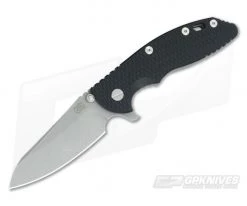 Hinderer Knives XM-18 3.5" GEN 5 Sheepsfoot Working Finish 20CV Black G10