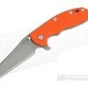 Hinderer Knives XM-18 3.5" GEN 5 Wharncliffe Working Finish 20CV Orange G10