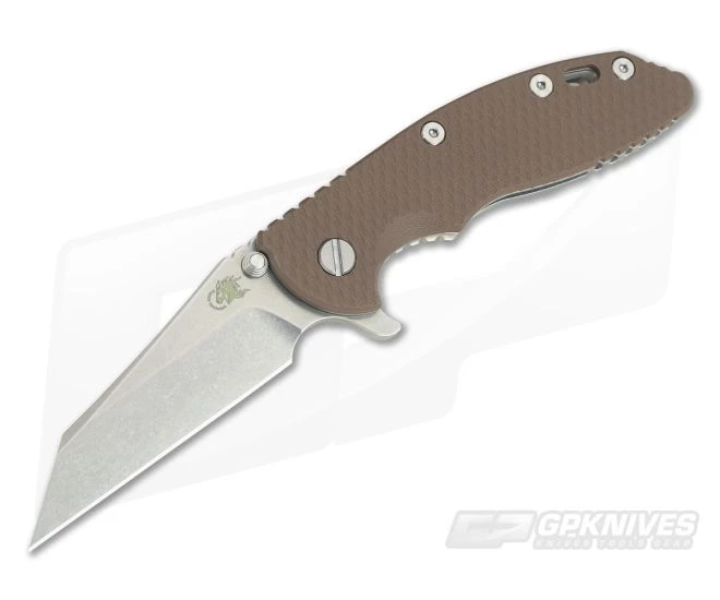 Hinderer Knives XM-18 3.5" GEN 5 Wharncliffe Stonewash 20CV FDE G10 3 Hinderer Knives XM-18 3.5" GEN 5 Wharncliffe Stonewash 20CV FDE G10