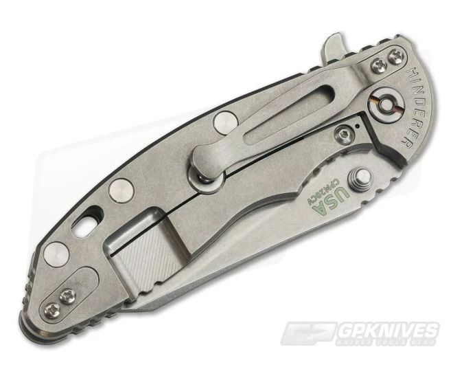 Hinderer Knives XM-18 3.5" GEN 5 Wharncliffe Stonewash 20CV FDE G10 4 Hinderer Knives XM-18 3.5" GEN 5 Wharncliffe Stonewash 20CV FDE G10 - Image 2