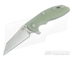 Hinderer Knives XM-18 3.5" GEN 5 Wharncliffe Stonewash 20CV Translucent G10