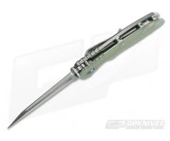 Hinderer Knives XM-18 3.5" GEN 5 Wharncliffe Stonewash 20CV Translucent G10 -Rescue Knives Sales Store 0593 3