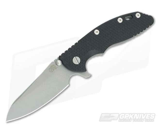 Hinderer XM-18 3.5" GEN 6 Sheepsfoot WF 20CV Black G10 Tri-Way Pivot Flipper 3 Hinderer XM-18 3.5" GEN 6 Sheepsfoot WF 20CV Black G10 Tri-Way Pivot Flipper